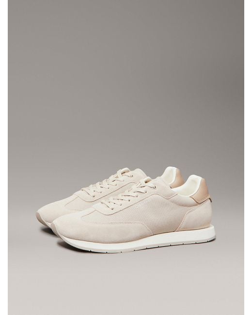 Baskets Basses En Daim Calvin Klein pour homme en coloris Multicolor