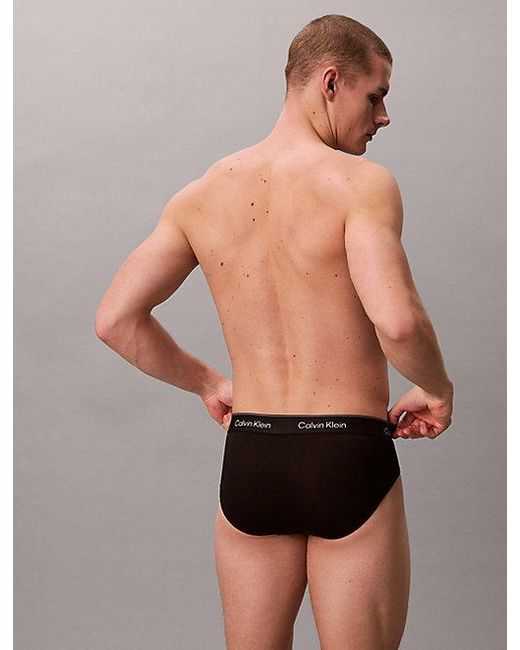 Calvin Klein 3-Pack Slips in het Blue voor heren