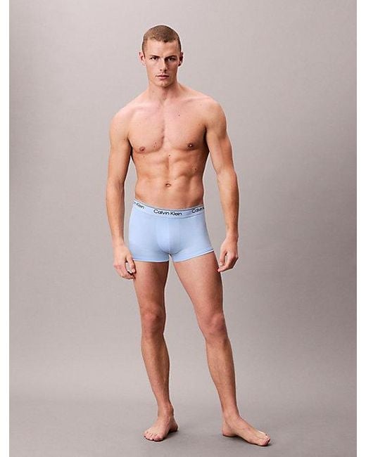 Calvin Klein 3-Pack Heupboxers in het Blue voor heren