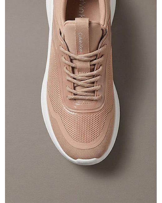 Calvin Klein Multicolor Ck Curve Lightweight Runner Trainers
