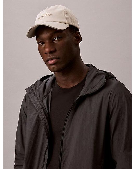 Calvin Klein Natural Twill Adjustable Trucker Cap for men