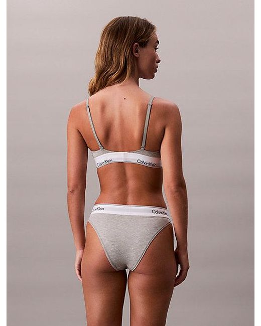 Calvin Klein Multicolor High Leg Bikini Briefs Icon Cotton Modal