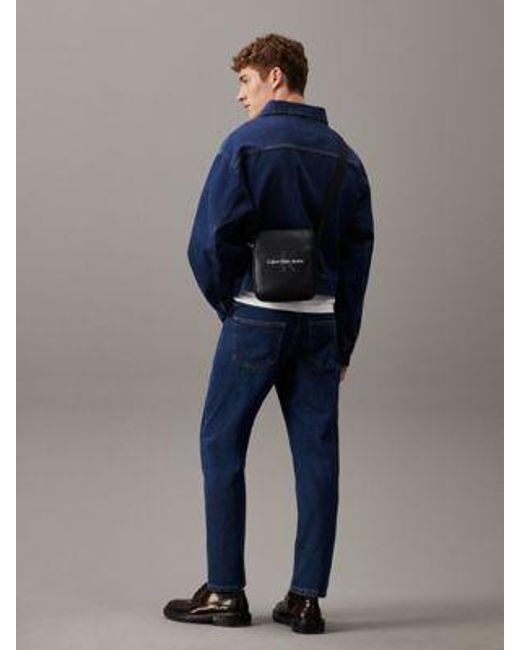 Calvin Klein Reporter-Bag mit Logo in Blue für Herren