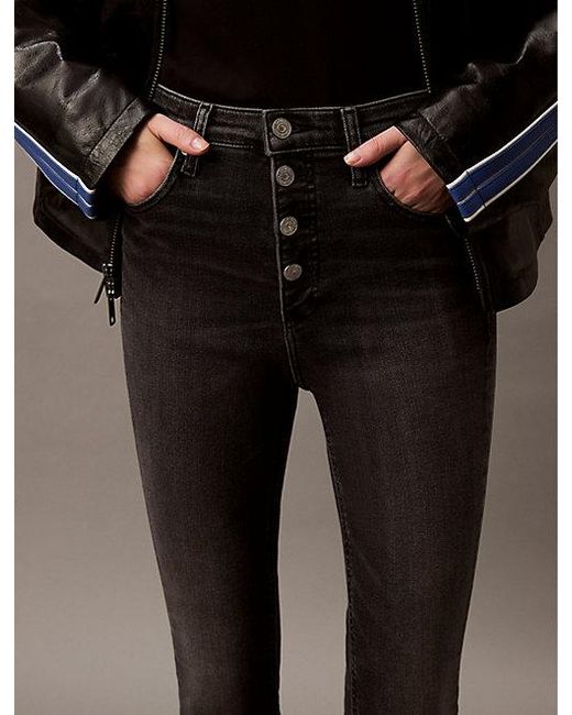Calvin Klein Multicolor Jeans High Rise Super Skinny Ankle Jeans