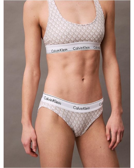 Calvin Klein Brown Icon Cotton Modal Bikini