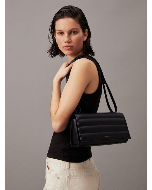 Calvin Klein Black Convertible Shoulder Bag