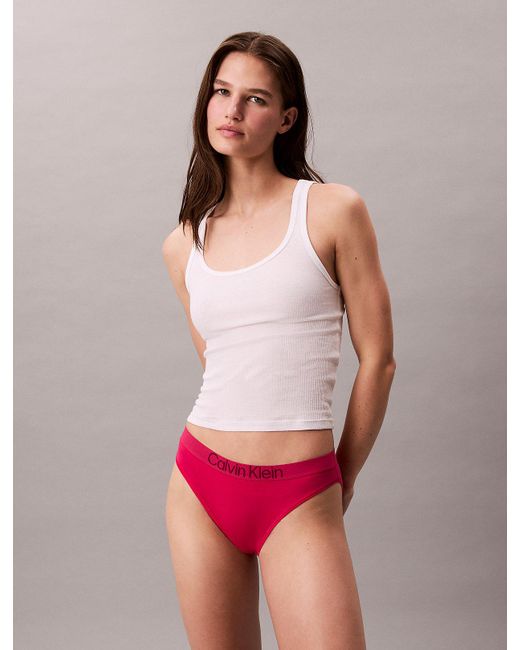 Culotte Calvin Klein en coloris Red