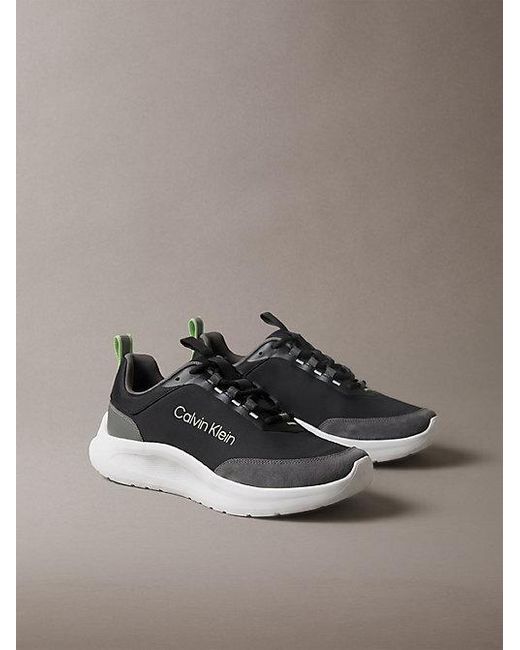 Calvin Klein Brown Ck Curve Lightweight Runner Trainers for men