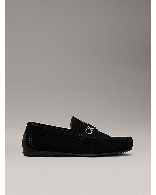 Calvin Klein Loafers aus Leder in Gray für Herren
