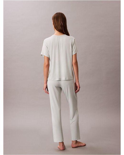 Calvin Klein Multicolor Ultra Soft Modal Pant