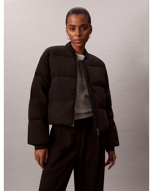 Calvin Klein Black Short Down Puffer Jacket