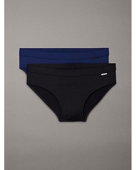 Calvin Klein 2-pack Zwembroek Cadeauset in het Blue voor heren