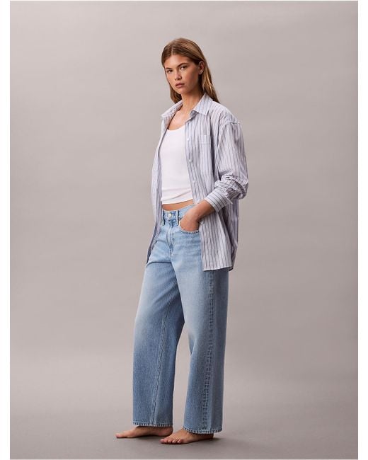 Calvin Klein Blue Calvin Klein 90S Loose Fit Jeans