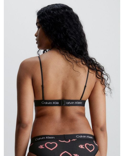 Soutien-gorge triangle - CK96 Calvin Klein en coloris Noir