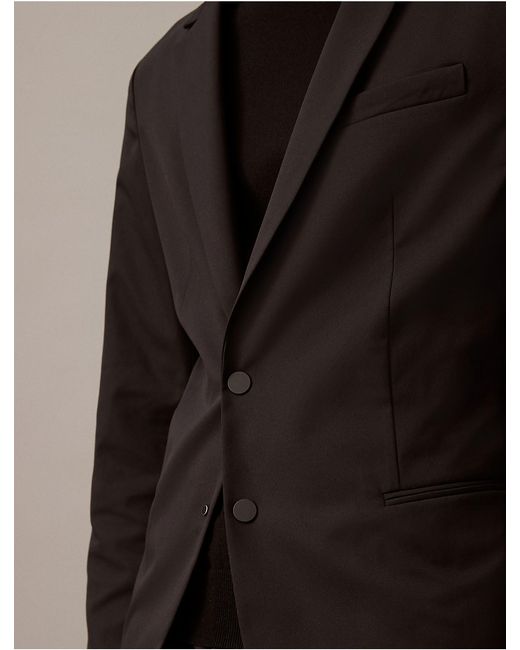 Calvin Klein Brown Tech Move Slim Blazer for men