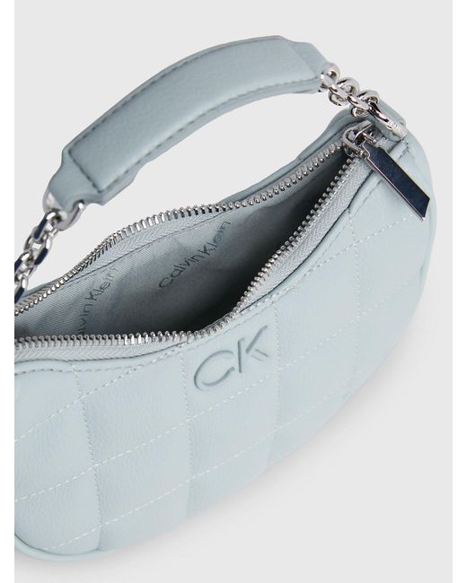 Mini-sac à main matelassé Calvin Klein en coloris Blue