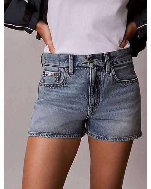 Calvin Klein Multicolor Jeans Denim Mini Shorts
