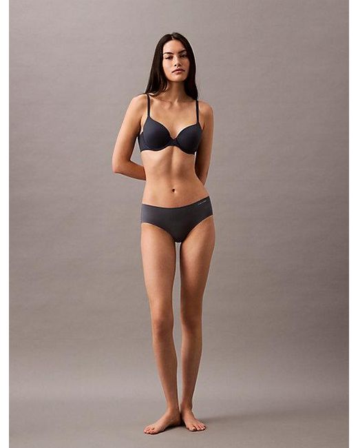 Calvin Klein Brown Brazilian Briefs Soft Stretch Lace