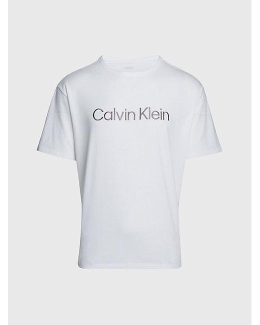 Top de pijama - Pure Calvin Klein de hombre de color White