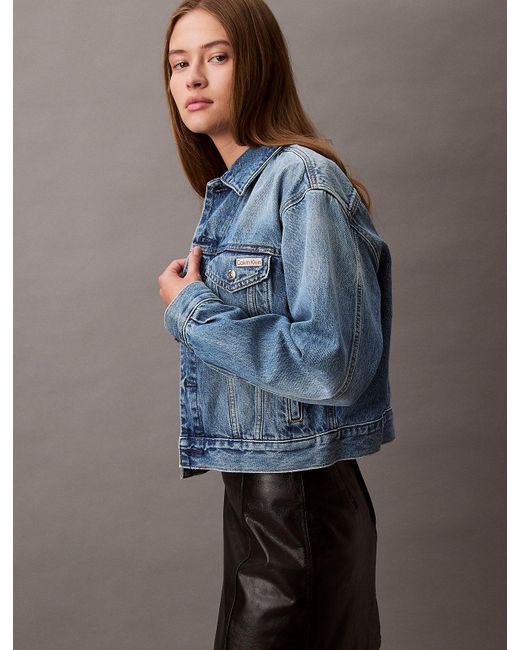 Calvin Klein Gray 90's Denim Jacket