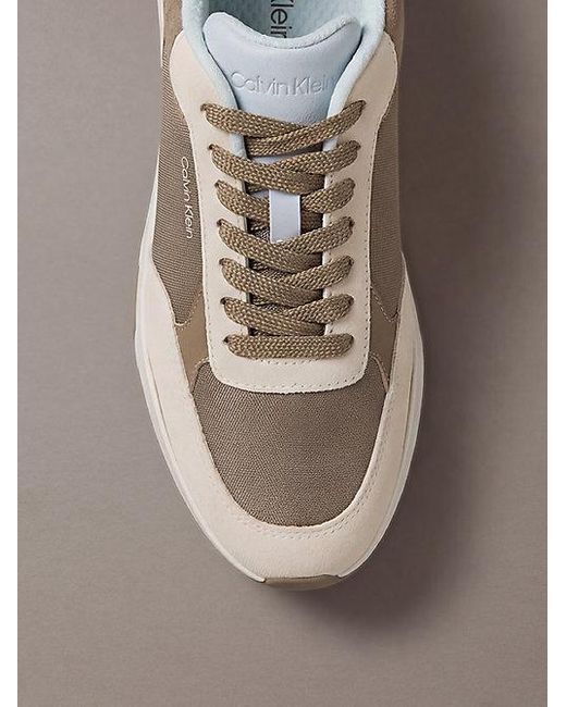 Calvin Klein Multicolor Suede Chunky Dad Trainers for men