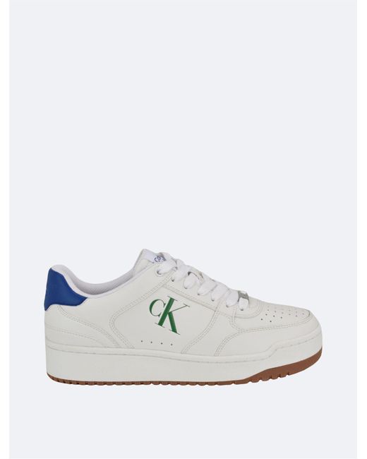 Calvin Klein White Men's Acre Low Top Sneaker for men