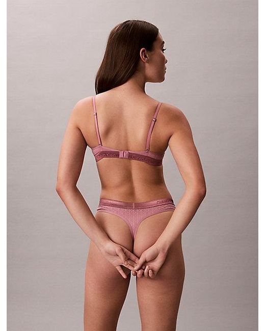 Calvin Klein Multicolor Thong Icon Cotton Modal
