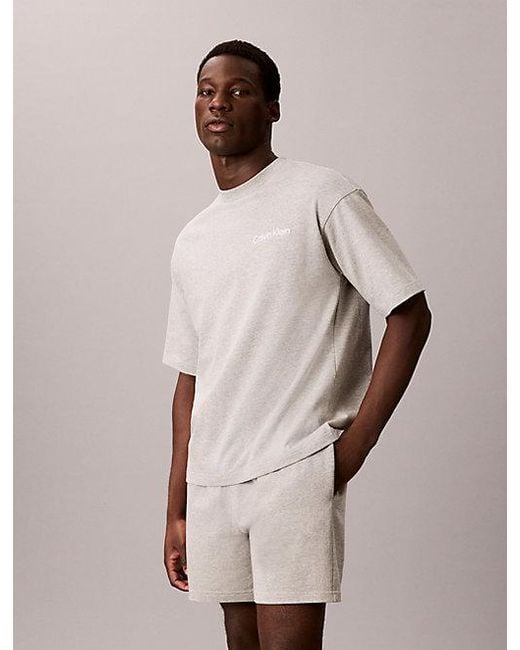 Calvin Klein Natural Pyjama Top Cotton Classics for men