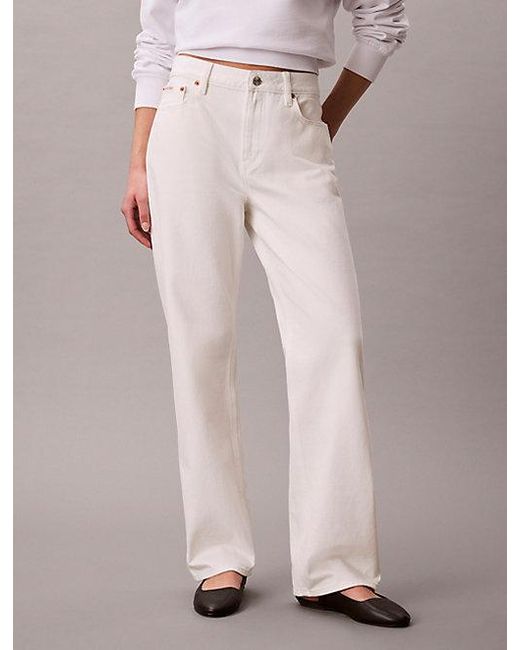 Calvin Klein Pink Jeans 90S Straight Jeans