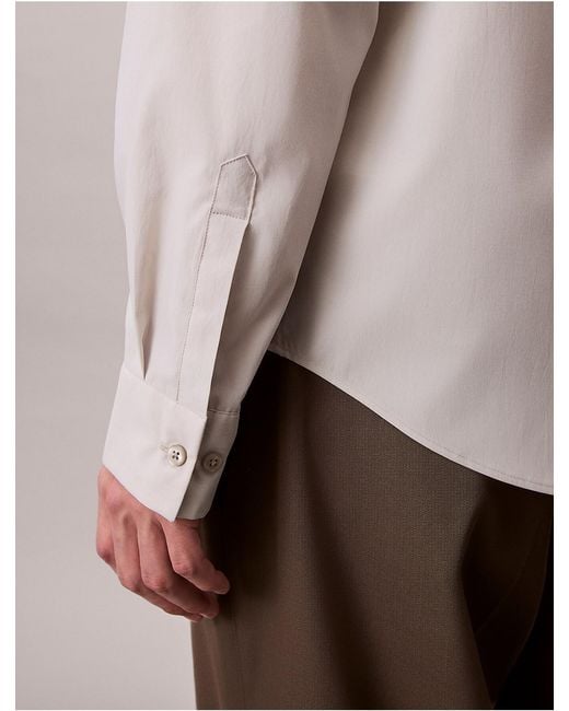 Calvin Klein Natural Tech Poplin Button-Down Shirt for men