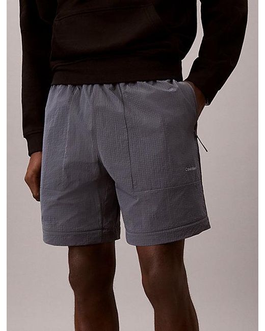Calvin Klein Performance Ripstop Afritsbroek in het Multicolor voor heren