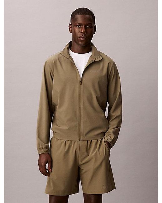 Calvin Klein Natural Sport Performance Zip Up Windbreaker for men