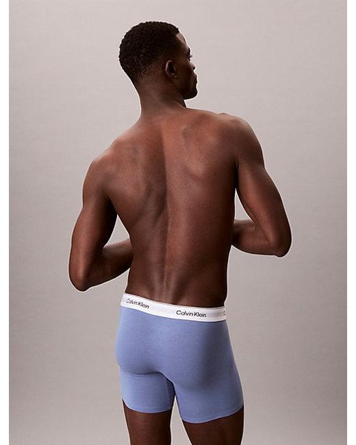 Calvin Klein White 3 Pack Boxer Briefs for men