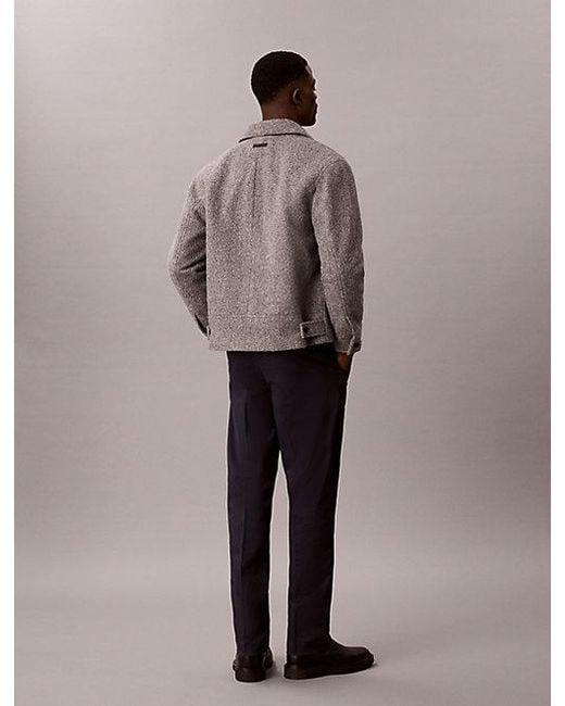 Calvin Klein Multicolor Sateen Chino Pants for men