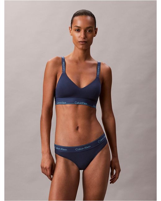 Calvin Klein Multicolor Icon Cotton Modal Lightly Lined Bralette