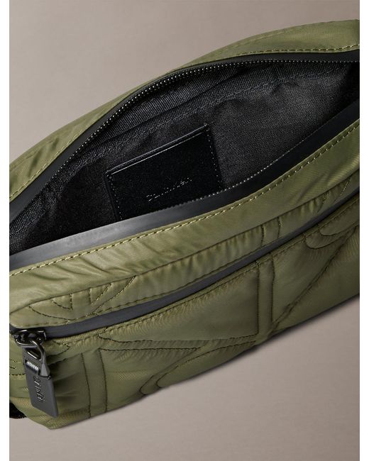 Calvin Klein Green Puffer Camera Bag for men