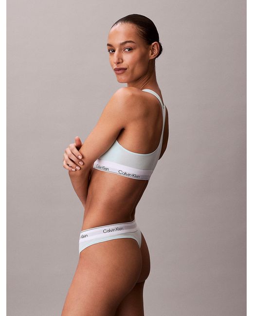 Calvin Klein White Unlined Bralette