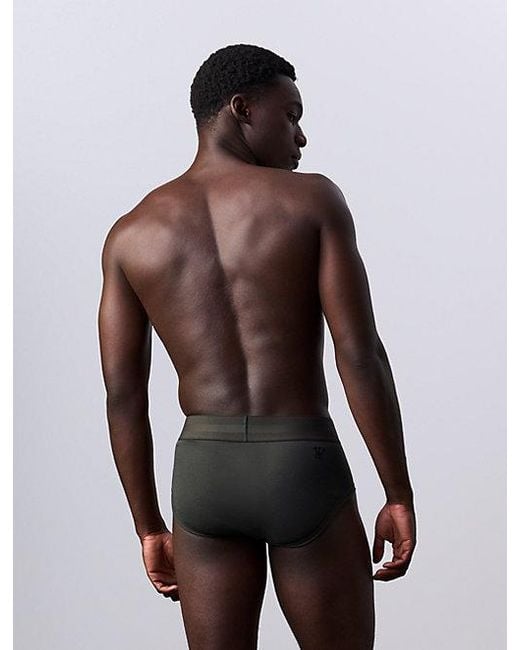 Calvin Klein Blue Jung Kook For 3 Pack Briefs for men