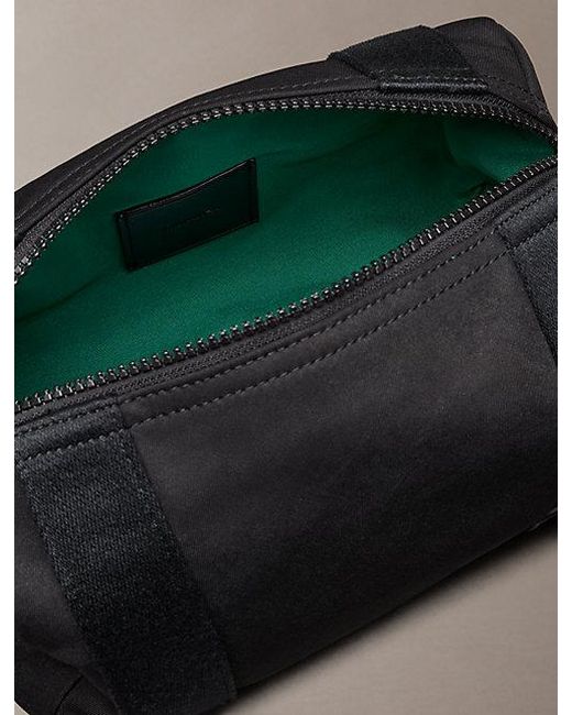 Calvin Klein Gray Canvas Camera Bag for men
