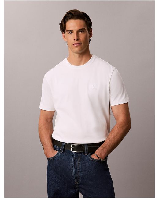 Calvin Klein Multicolor Varsity Logo Interlock Tee for men