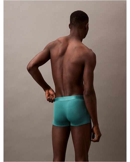 Calvin Klein Microfiber Tech Low Rise Trunk for Men | Lyst
