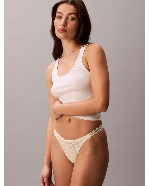 Calvin Klein Multicolor Dipped String Thong