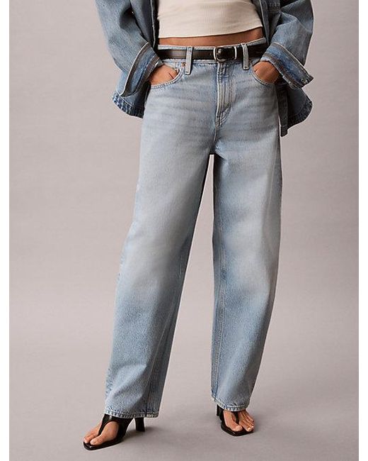 Calvin Klein Blue Jeans Relaxed Barrel Jeans