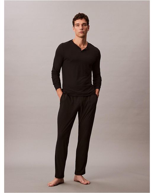 Calvin Klein Black Pyjama Pants for men
