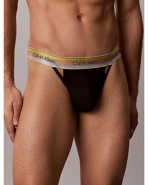 Calvin Klein Mesh String in het Brown voor heren
