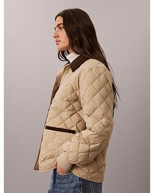 Calvin Klein Natural Jeans Quilted Liner Jacket
