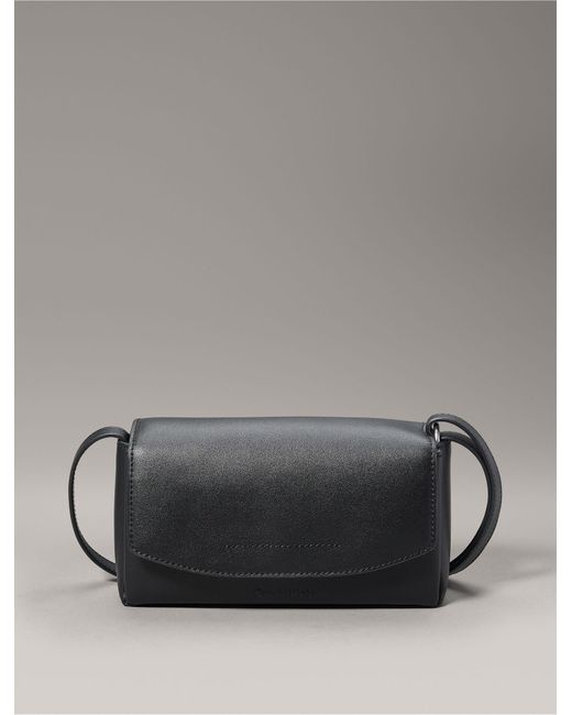 Calvin Klein Gray Elemental Small Flap Bag