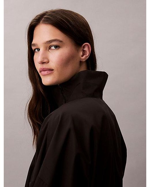 Calvin Klein Black Sport Lightweight Pullover Technical Jacket