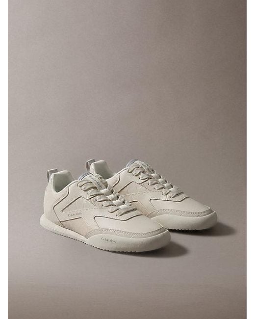 Calvin Klein Multicolor Ck Kayla Croc Effect Runner Trainers