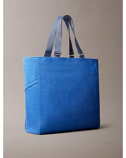 Calvin Klein Blue Denim Tote Bag for men